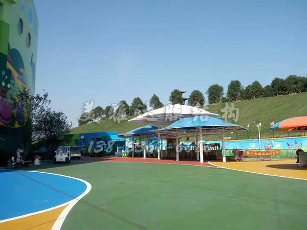 泰安豆瓣 乐园景观膜结构 (1)