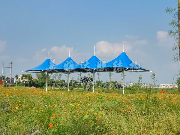 台儿庄古城景观膜结构