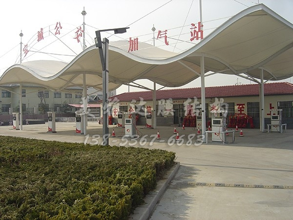 加油站膜结构