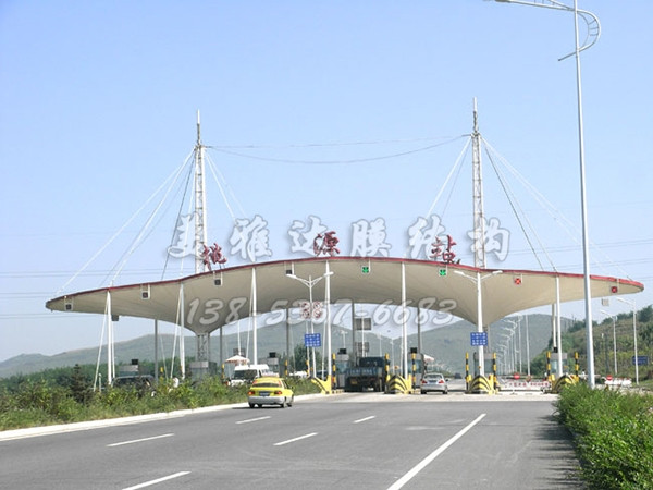 加油站膜结构