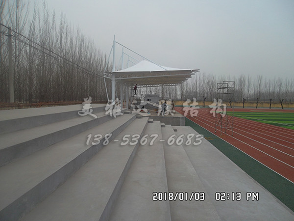 莒县教育活动实践中心看台膜结构