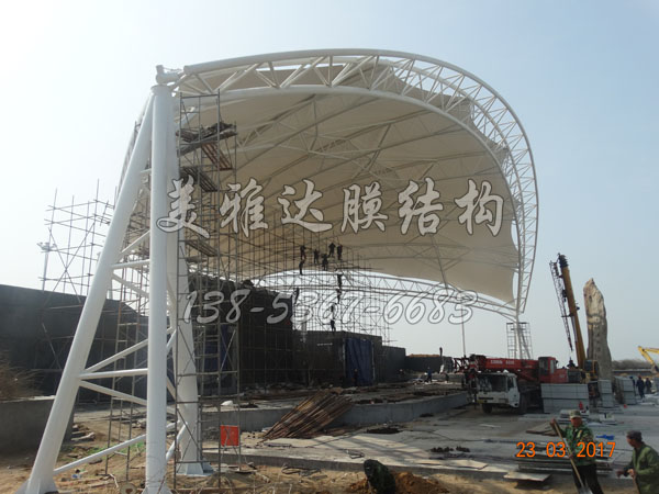 潍坊滨海沙滩膜结构工程