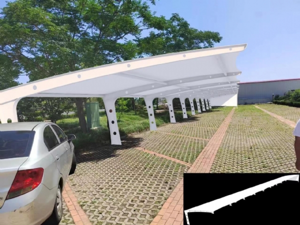 山东膜结构车棚制作厂家