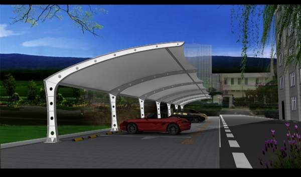 山东膜结构车棚制作厂家