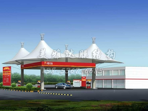 山东膜结构加油站厂家